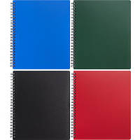 Від 2 шт. Книжка записна В5 80л., пласт.обкл., спіраль ТВ5380 мікс купити дешево оптом в інтернет-магазині