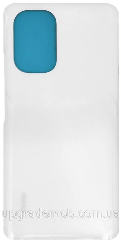 Задня кришка Xiaomi Redmi K40/Poco F3 біла логотип "Redmi"