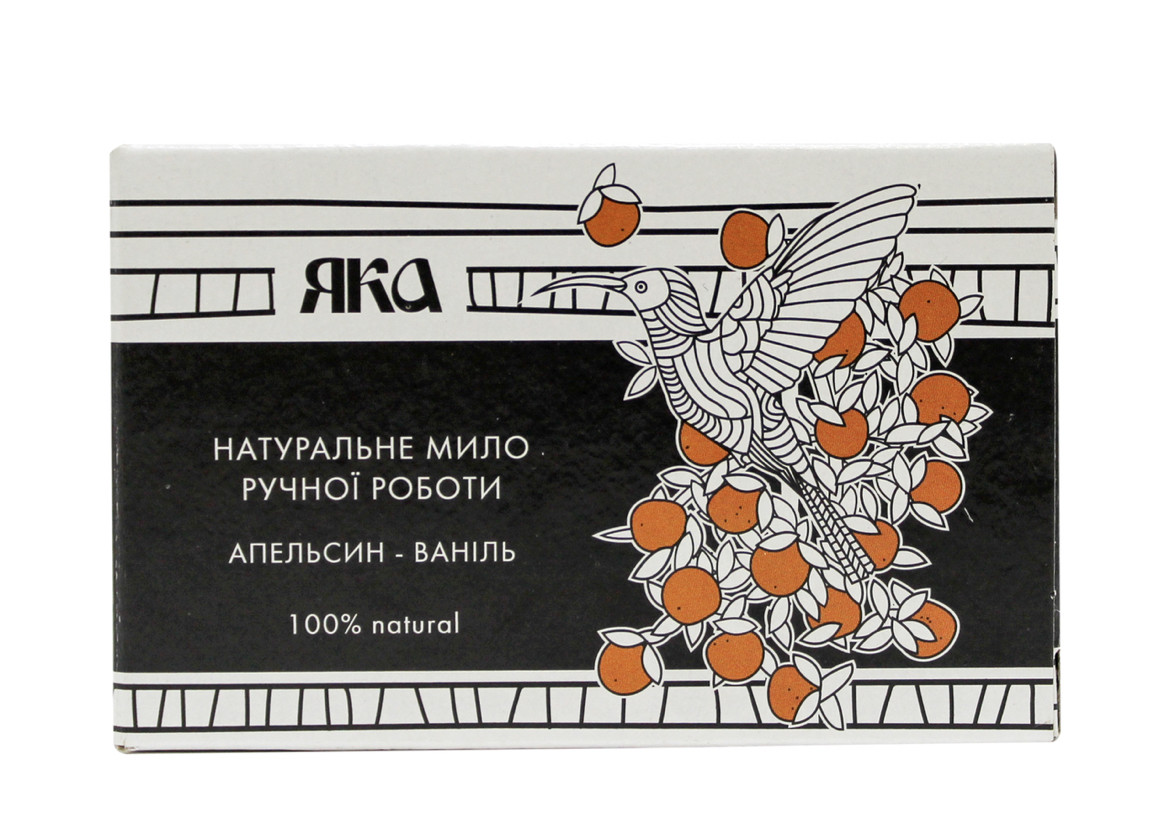 Мило Апельсин-ваніль, 75 г, Яка