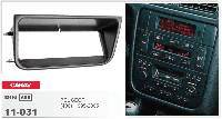 1-DIN переходная рамка PEUGEOT (406) 1995-2005, CARAV 11-031