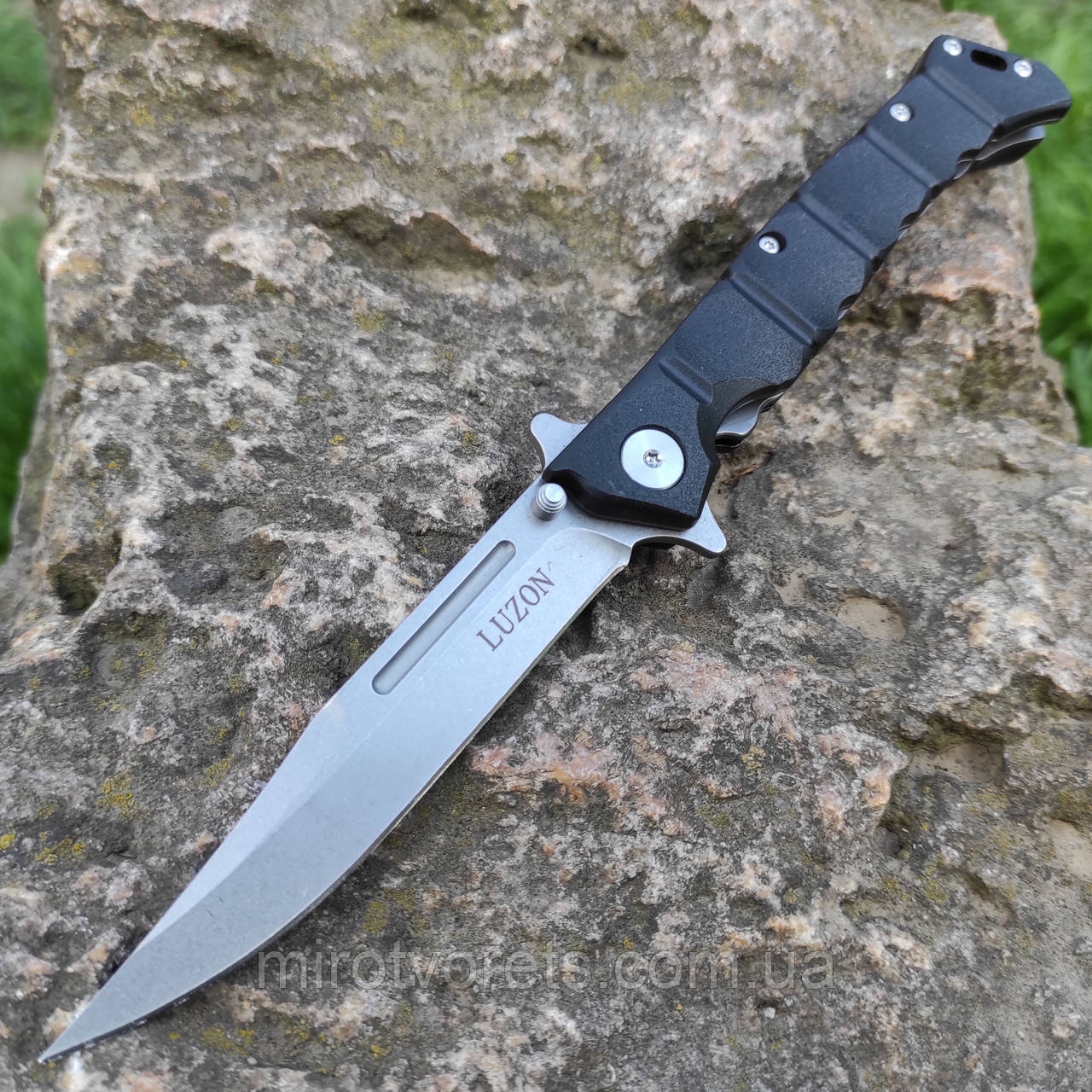 Ніж складний Cold Steel Luzon Medium стоунвош, на підшипниках, 8Cr13MoV