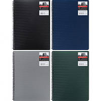 Книжка записна А4 MICRO 80л., пласт.обл., спіраль МІКС TA4380-810 купити дешево оптом в інтернет-магазині