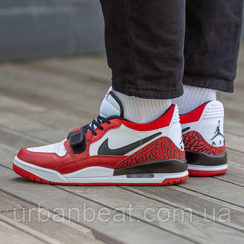 Air jordan legacy 312 black sale red