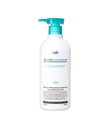 Кератиновий безсульфатний шампунь La'dor Keratin LPP Shampoo 530ml, фото 3