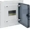 Щит распределительный на 4 модуля (внутренняя установка) с прозрачными дверцами GOLF