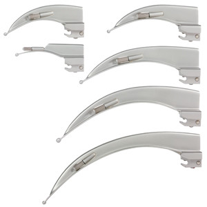 Набір F.O. ларингоскоп дорослий LED Eco 2,5В + 3 Macintosh клинка, Luxamed