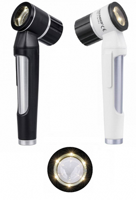 Інноваційний кишеньковий дерматоскоп LED 2.5В, 2 диски, чорний, C1.416.114 LuxaScope, Luxamed