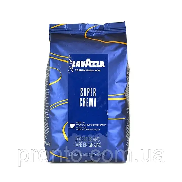 Зернова кава Lavazza Super crema 1 кг