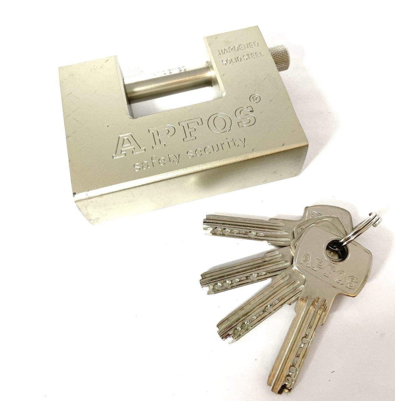 Замок Навесной SFB *П-ОБРАЗНЫЙ* 94 Латунный с Лазерным Ключом (блистер ...