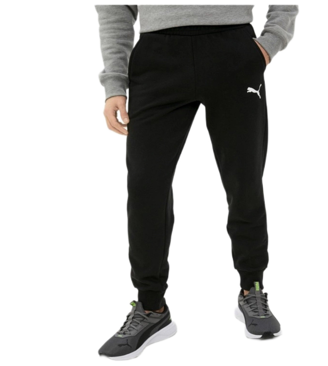 Спортивні штани чоловічі з манжетами. Великий розмір (56-64), трикотаж чорний розмір 56