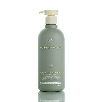 Шампунь проти лупи La'dor Anti-Dandruff Shampoo 530ml, фото 1
