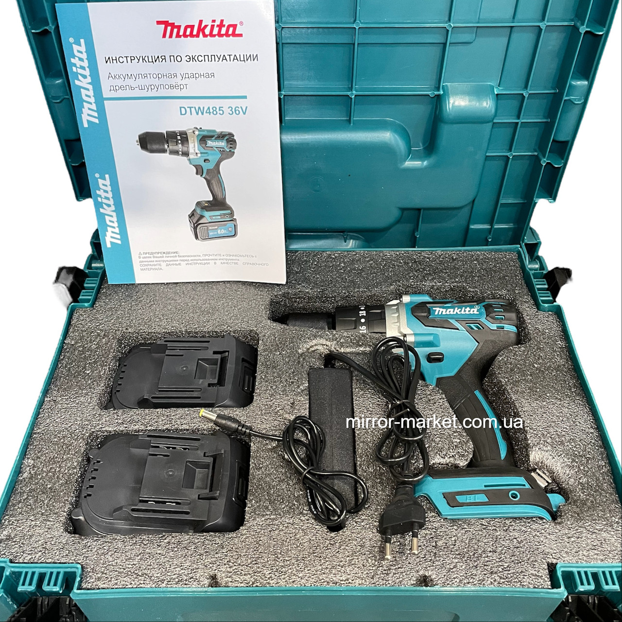 Аккумуляторный Ударный Шуруповерт Makita DTW 485 36V/ 6Ah.