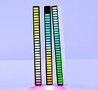 Музыкальный светильник RGB Черный USB лампа со звуковым управлением