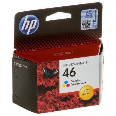 Купить Картридж HP DJ No. 46 Ultra Ink Advantage Color (CZ638AE), цена ...