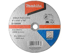 Відрізний диск з металу Makita 230 мм : 230х2,5х22,23мм (D-18699)