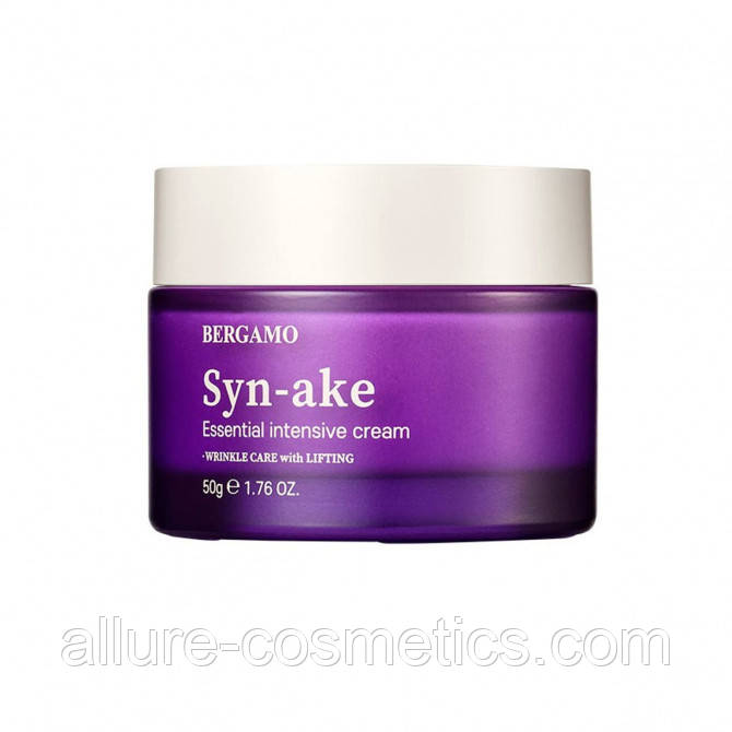 Крем для обличчя зі зміїним пептидом BERGAMO Essential Intensive Cream # Syn-ake 50 мл