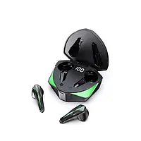 Бездротові геймерські bluetooth навушники YYK-Q35i Gaming із зарядним кейсом та LED підсвічуванням