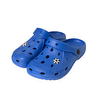 Тапочки детские сандалии+" Крокс " 2 in1 синие 32 размер