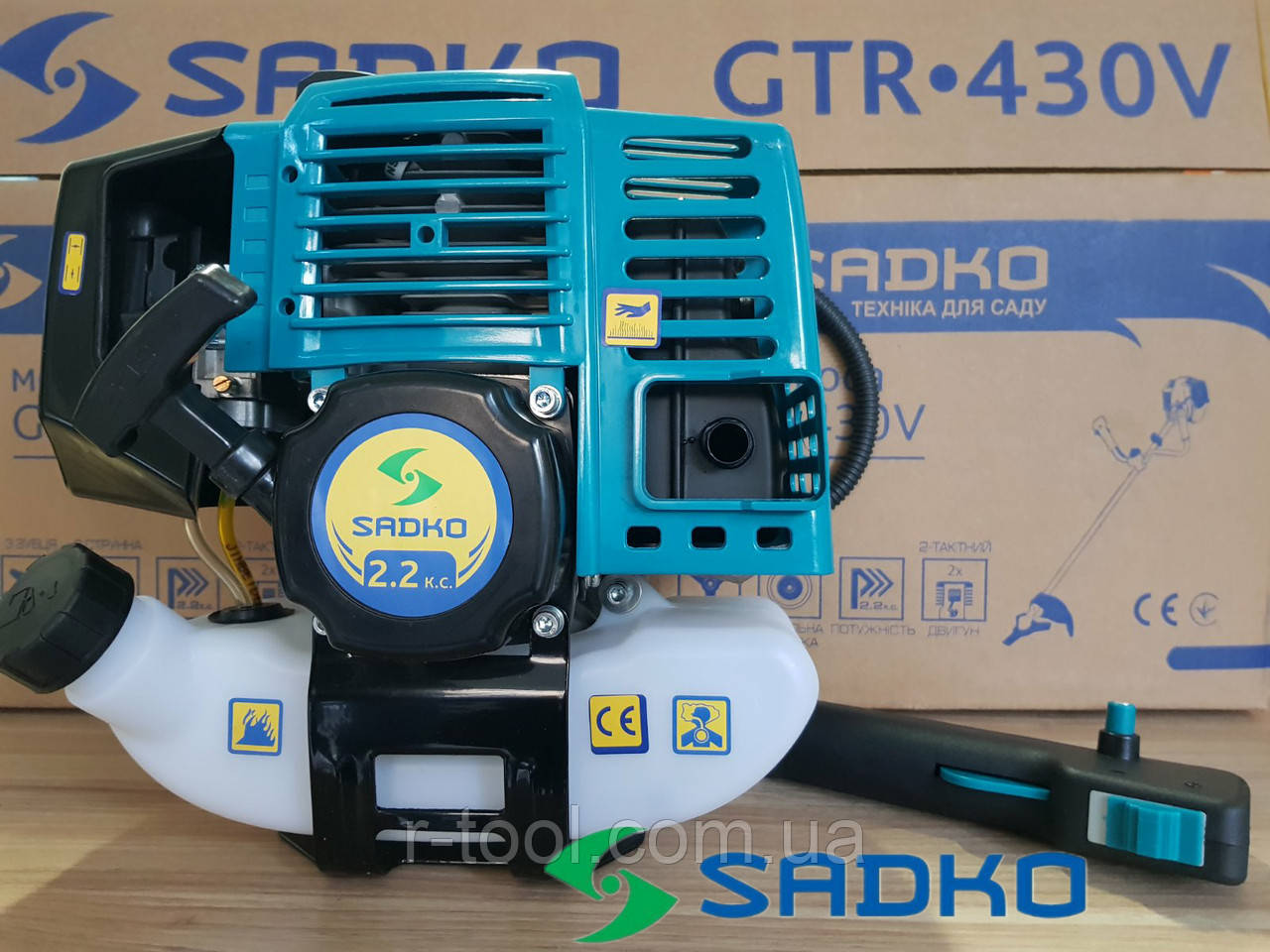 Мотокоса SADKO GTR-430V, 1,67кВт, 12 місяців гарантії