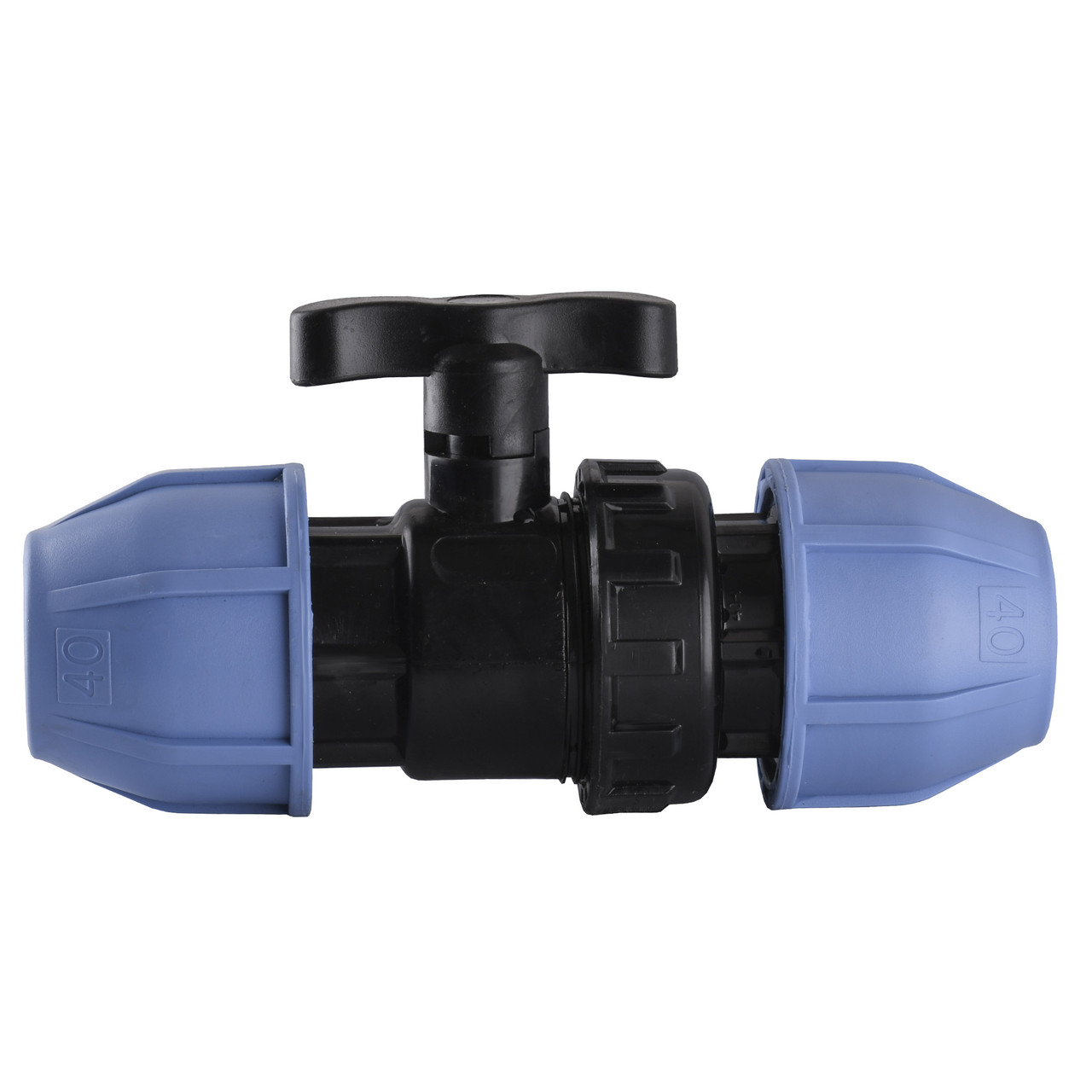 Кран кульовий ПНД Vsplast 40 6001 (000007926), фото 1