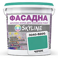 Краска Акрил-латексная Фасадная Skyline 3040-B80G Чирок 1л