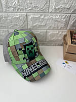 Дитяча кепка майнкрафт, бейсболка Minecraft