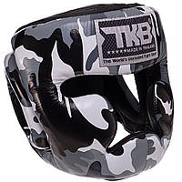 Шлем боксерский с полной защитой кожаный TOP KING Empower Camouflage TKHGEM-03 S-XL цвета в ассортименте S