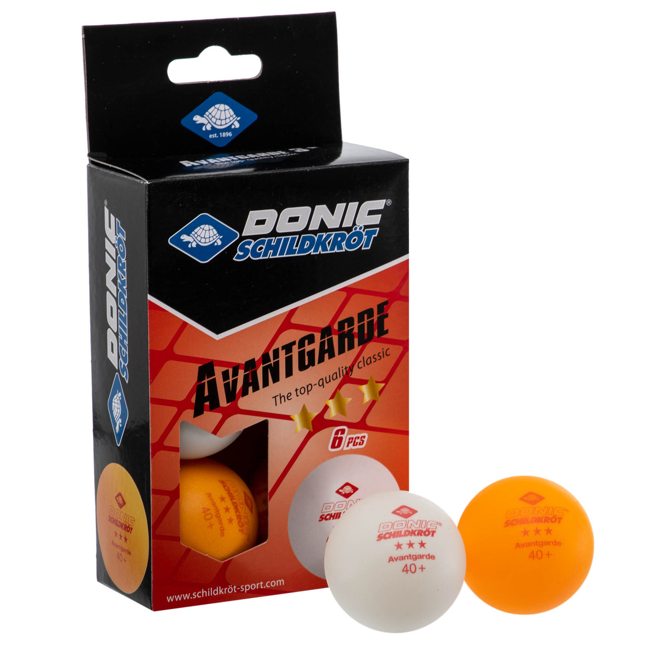 Набор мячей для настольного тенниса 6 штук DONIC MT-608533 AVANTGARDE 3star разноцветный - фото 1 - id-p1840651195