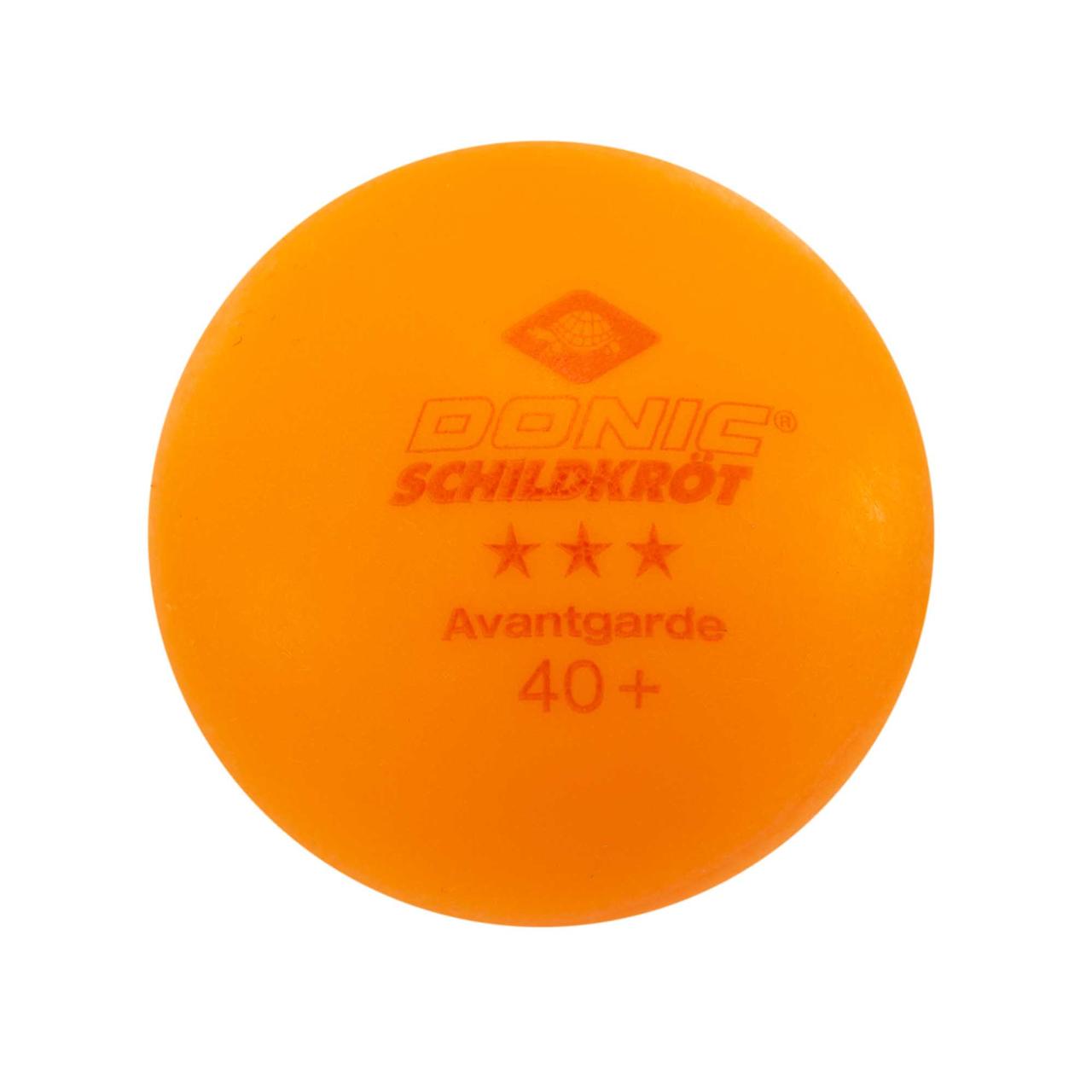 Набор мячей для настольного тенниса 6 штук DONIC MT-658038 AVANTGARDE 3star оранжевый - фото 3 - id-p1840651196