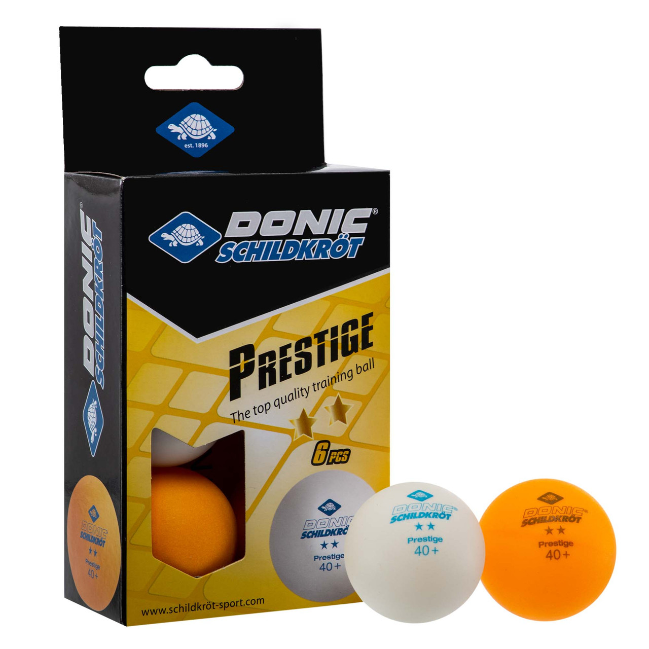 Набор мячей для настольного тенниса 6 штук DONIC MT-608523 PRESTIGE 2star разноцветный - фото 1 - id-p1840651237