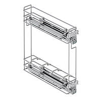 Карго STARAX S-2219 R 150/2 (11см) повного висування тандем BLUM, бокове кріплення, хром