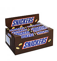 Snickers 50 шоколадний батончик Сникерс