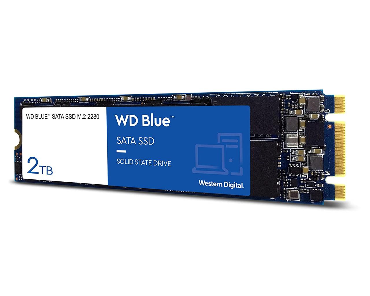 SSD накопитель WD Blue SN570 WDS200T3B0C 2ТБ M.2 2280 PCI-E 3.0 x4 NVM