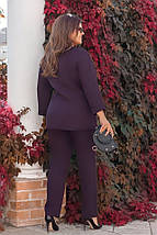 Неймовірний жіночий костюм, тканина "Софт" 52 розмір, фото 3