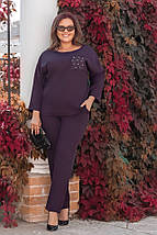 Неймовірний жіночий костюм, тканина "Софт" 52 розмір, фото 4