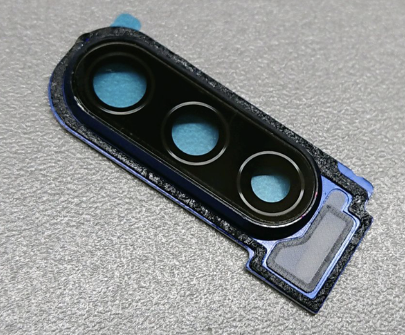 Скло камери для Sony Xperia 10 II XQ-AU52, з рамкою чорного кольору, фото 1