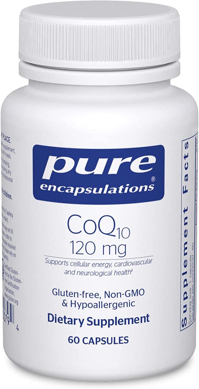 Pure Encapsulations CoQ10 / Коензим Q10 120 мг 60 капсул