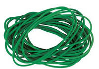 Резинка канцелярская для купюр размер Ø 20 мм х 1,5 мм зеленая вес 1 кг "Plast" 1уп.