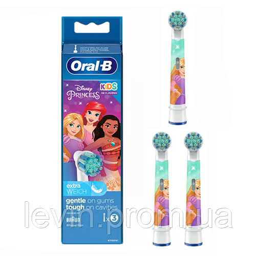 Насадки Oral-B Princess EB10S Extra Soft детские 3шт набор насадок ...