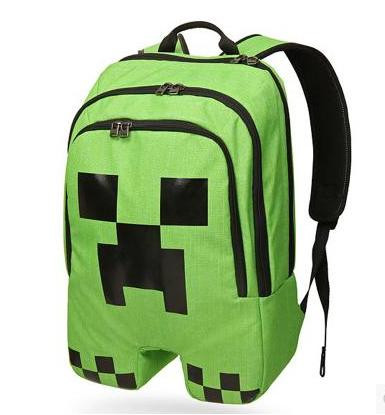 Рюкзак школьный MOJANG Майнкрафт MineCraft Creeper + браслет в подарок!