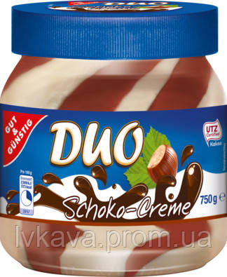 Шоколадно-горіховий крем Duo Schoko-creme, 700 г, фото 2