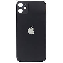 Задня кришка Apple iPhone 11 чорна оригінал Китай з великим отвором