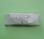 Леза змінні (10 шт) трапецієвидні для будівельного ножа, фото 3