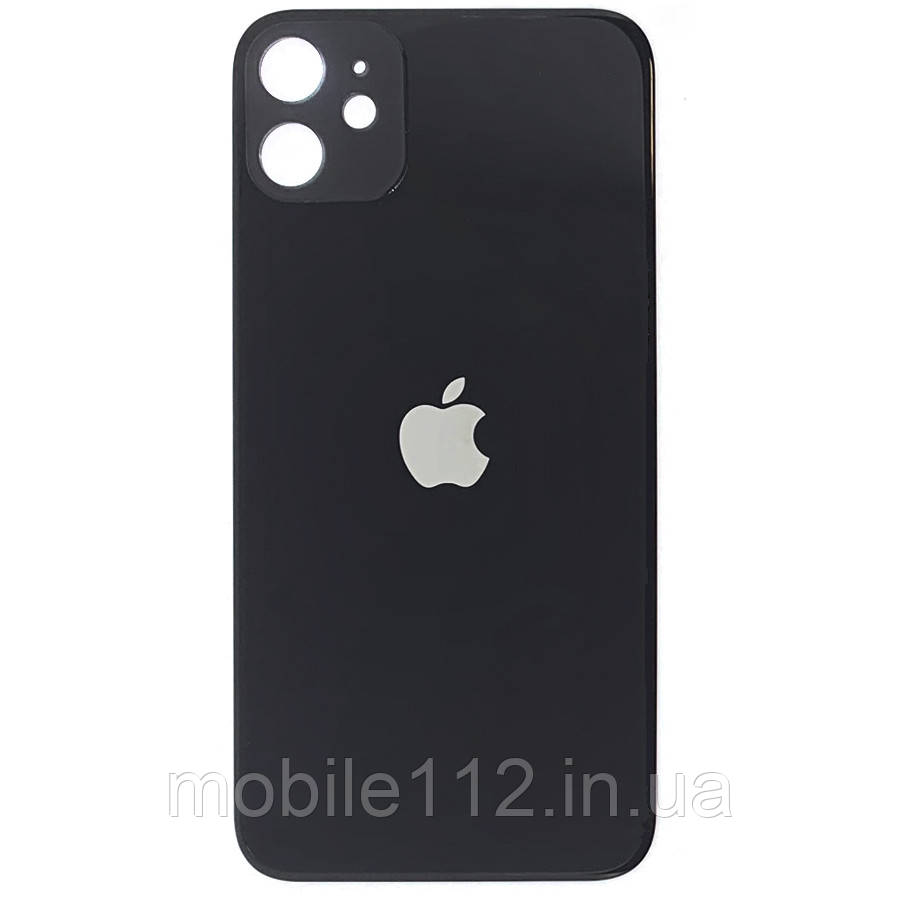 Задня кришка Apple iPhone 11 чорна оригінал Китай з великим отвором