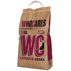 Вбиральний наповнювач у котячий туалет Who Cares WC Lavander 10 кг (5200357800437), 7802338 — 918