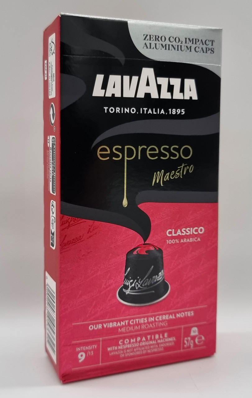 Кава в капсулах Lavazza NESPRESSO Espresso Maestro Classico 100% Arabica 10 шт.