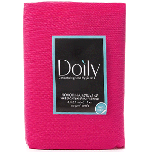 Чохол на кушетку 0.8*2.1м, Doily, малиновий