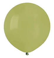 Воздушные шары "Bowl" Ø - 48 см, (10 шт.), Италия, натуральный латекс, оливка