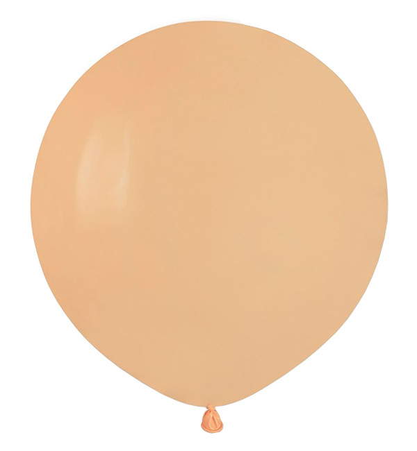 Повітряні кулі "Bowl" Ø - 48 см, (10 шт.), Італія, натуральний латекс, тілесний