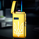 Електроімпульсна запальничка USB + турбо в подарунковій упаковці LG-568G, фото 3